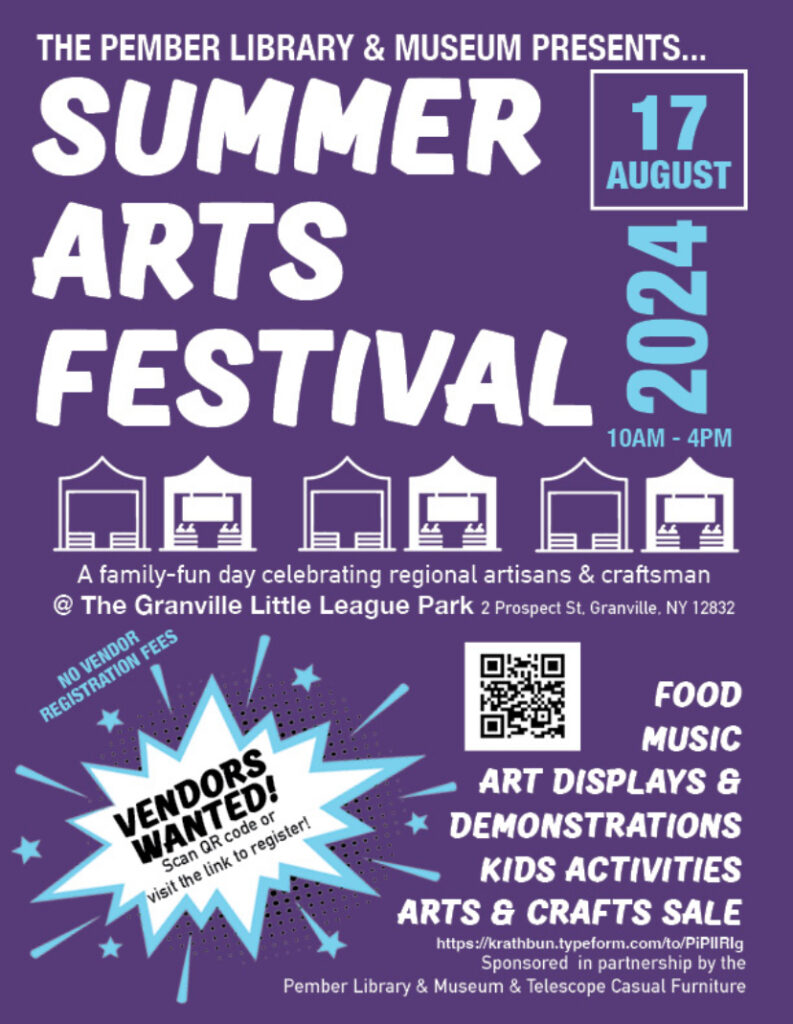 Summer Arts Festival @ Granville Little League Park